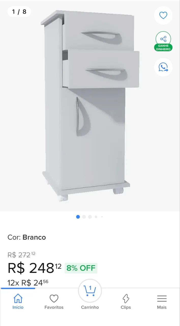 Armário balcão multiuso cozinha - Foto 2
