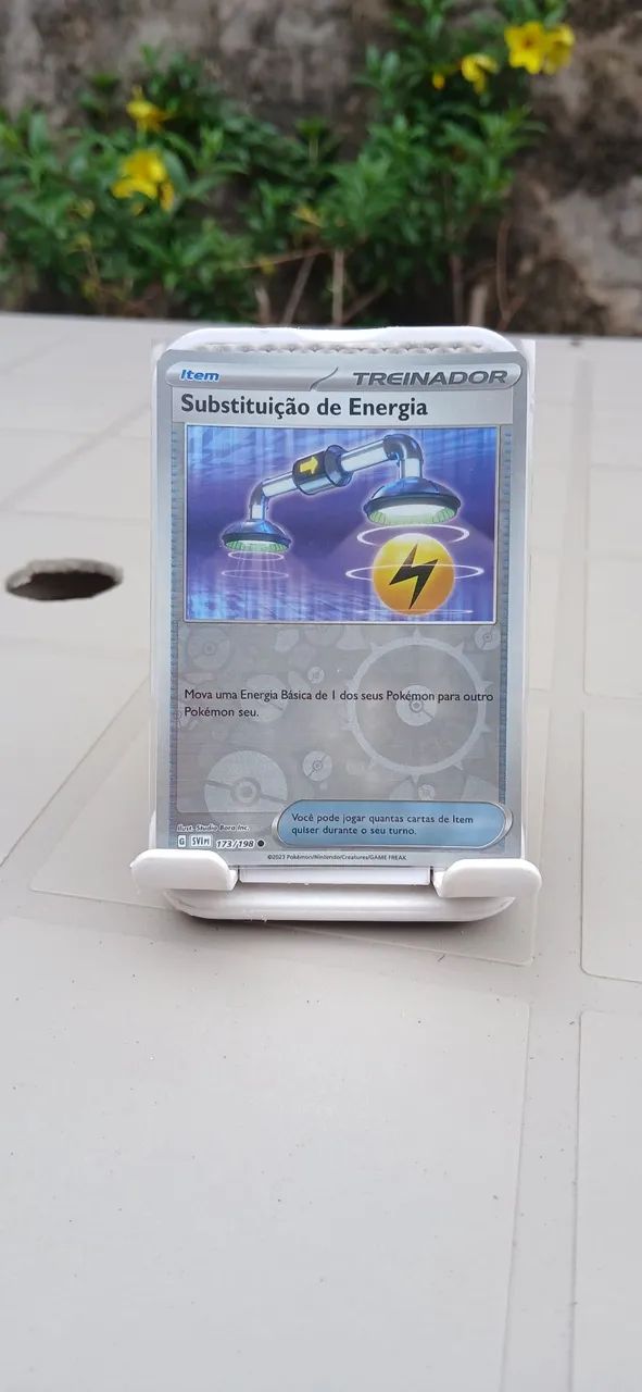 Carta Pokemon Substituição de Energia