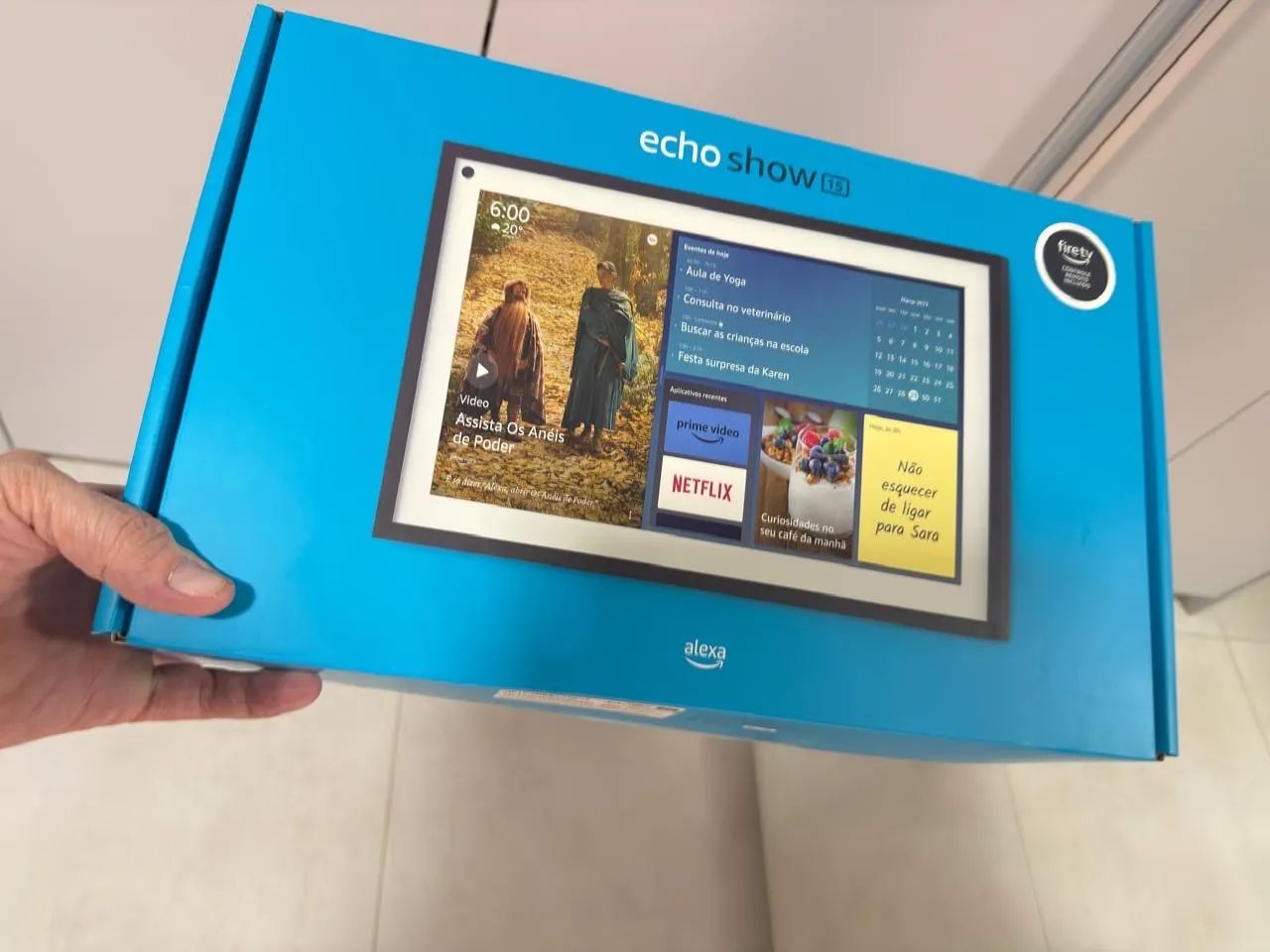 Echo Show 15: Smart Display Full HD 15,6 Polegadas - Foto 2