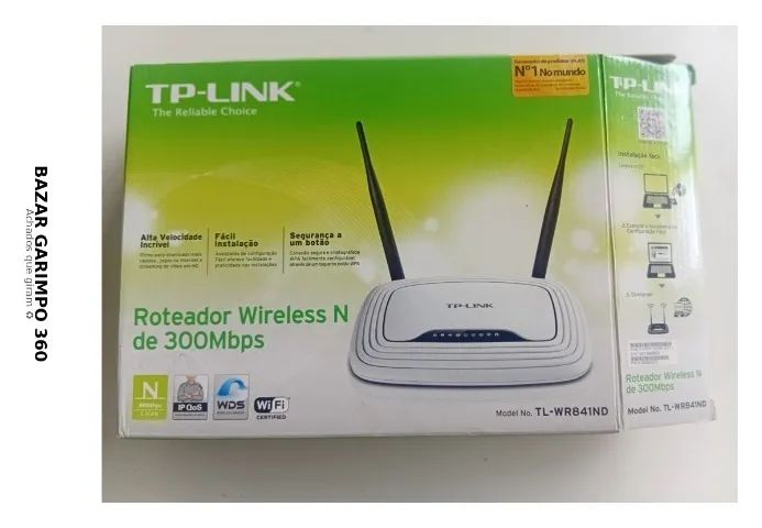  Roteador TP-Link TL-WR841ND 300Mbps IMPECABEL