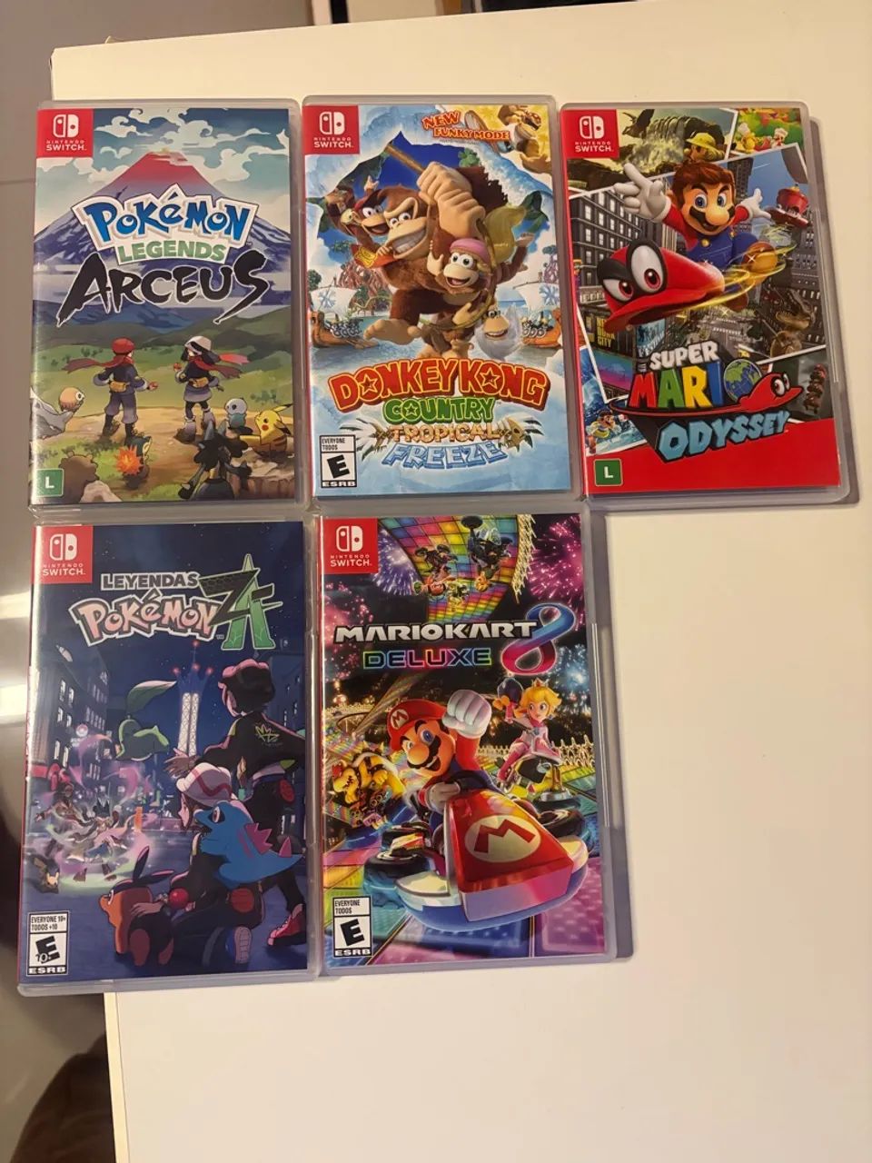 Lote jogos Nintendo switch 
