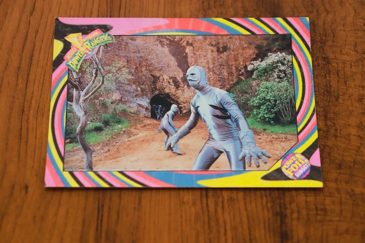 3 cards brilhantes Power Rangers 1994 Saban - Foto 5