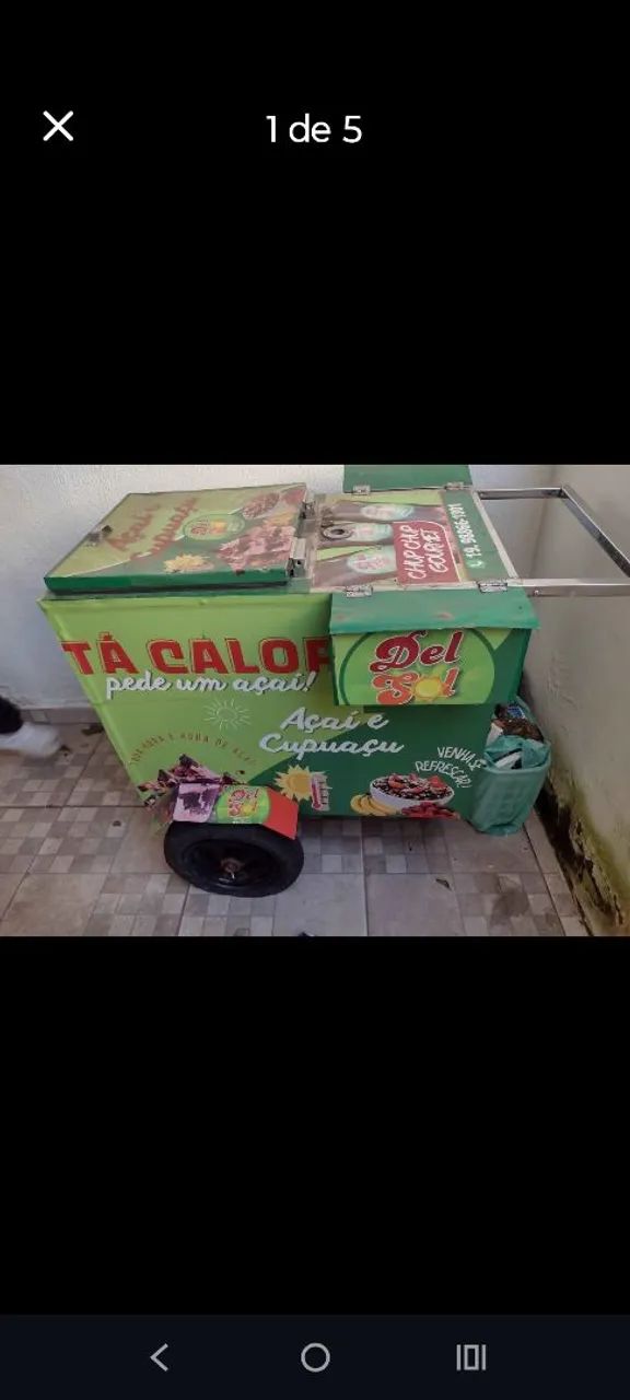 Carrinho açaí  - Foto 5