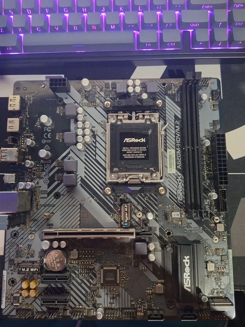 Placa mãe ddr5 asrock A620m