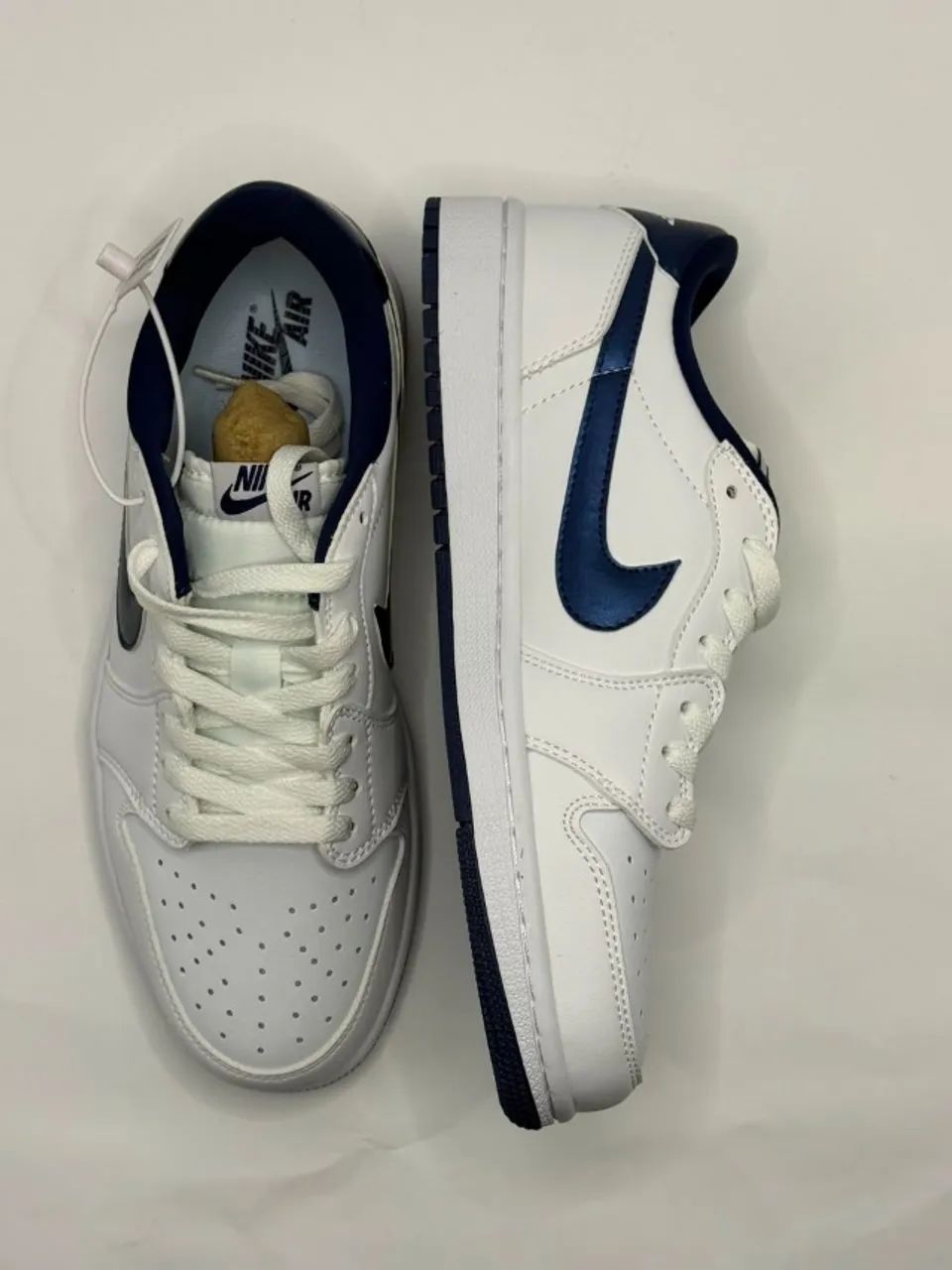 Air jordan 1 Low tam 40 branco - Foto 4