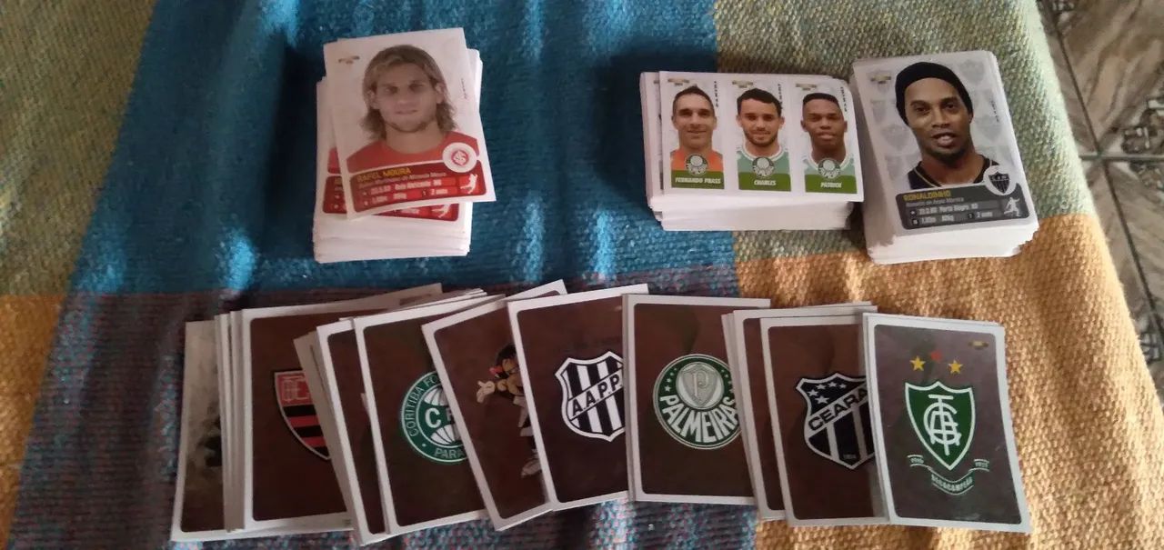 Figurinhas camp. Brasileiro 2013