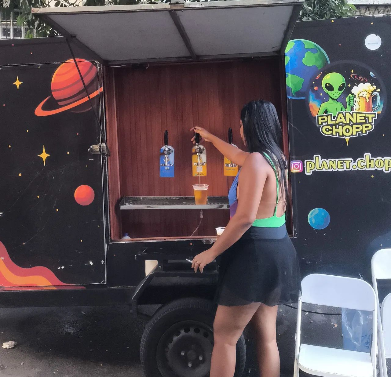 Trelher foddtruck adaptado para chopp 