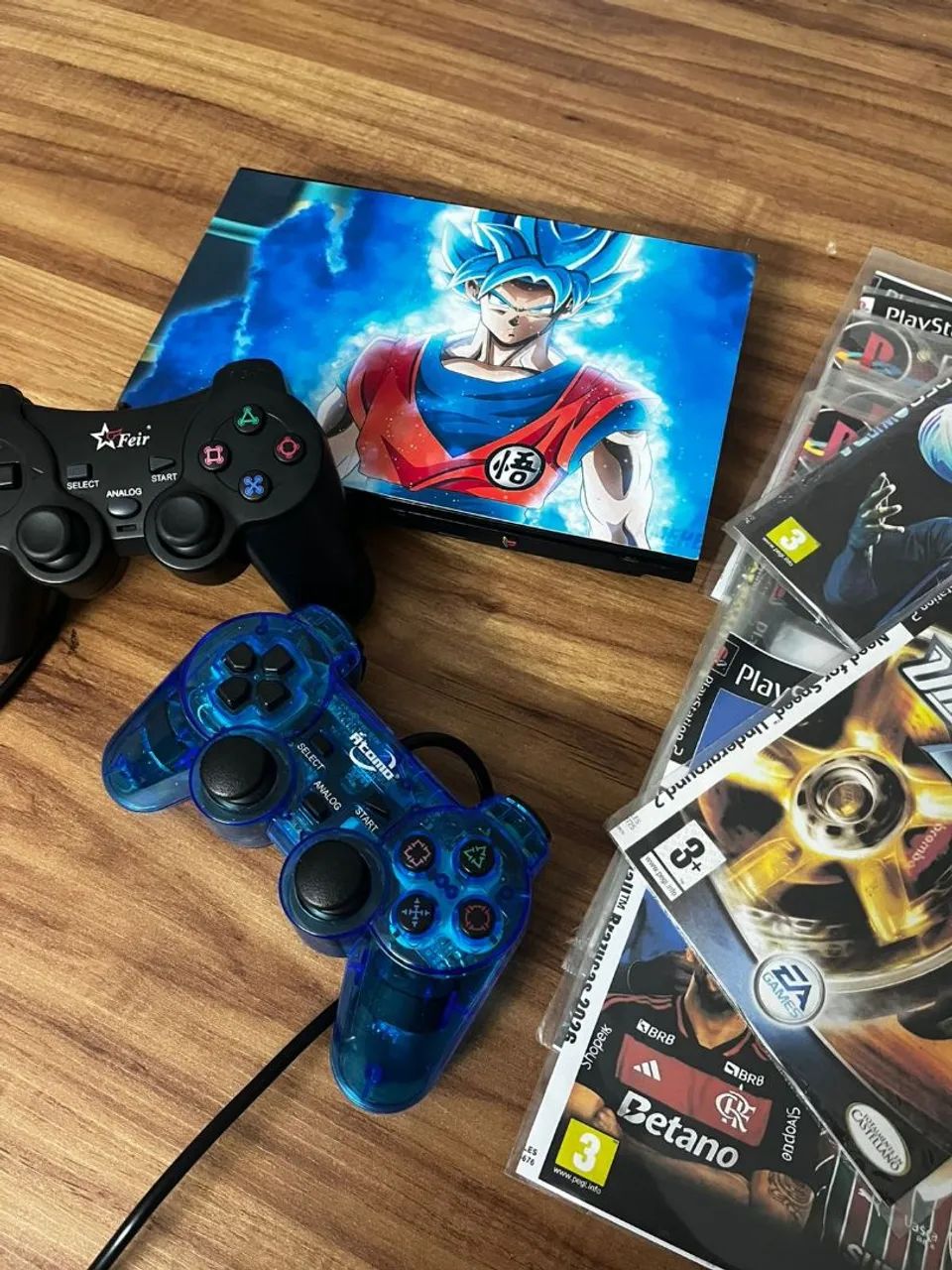 PS2 Slim com 27 jogos, pegando perfeitamente! - Consoles de Vídeo