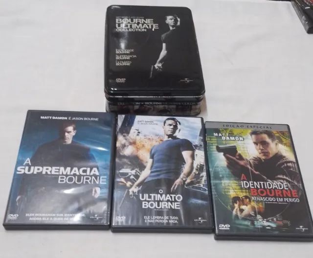 DVD Box De Lata Triplo Bourne Ultimate Collection - 3 Filmes ( 24851 ) - Foto 5