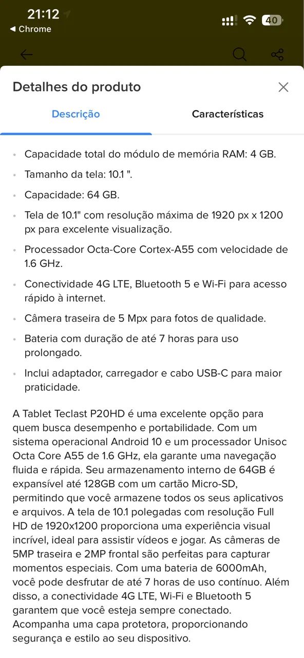 Tablet Teclast P20HD - Foto 3