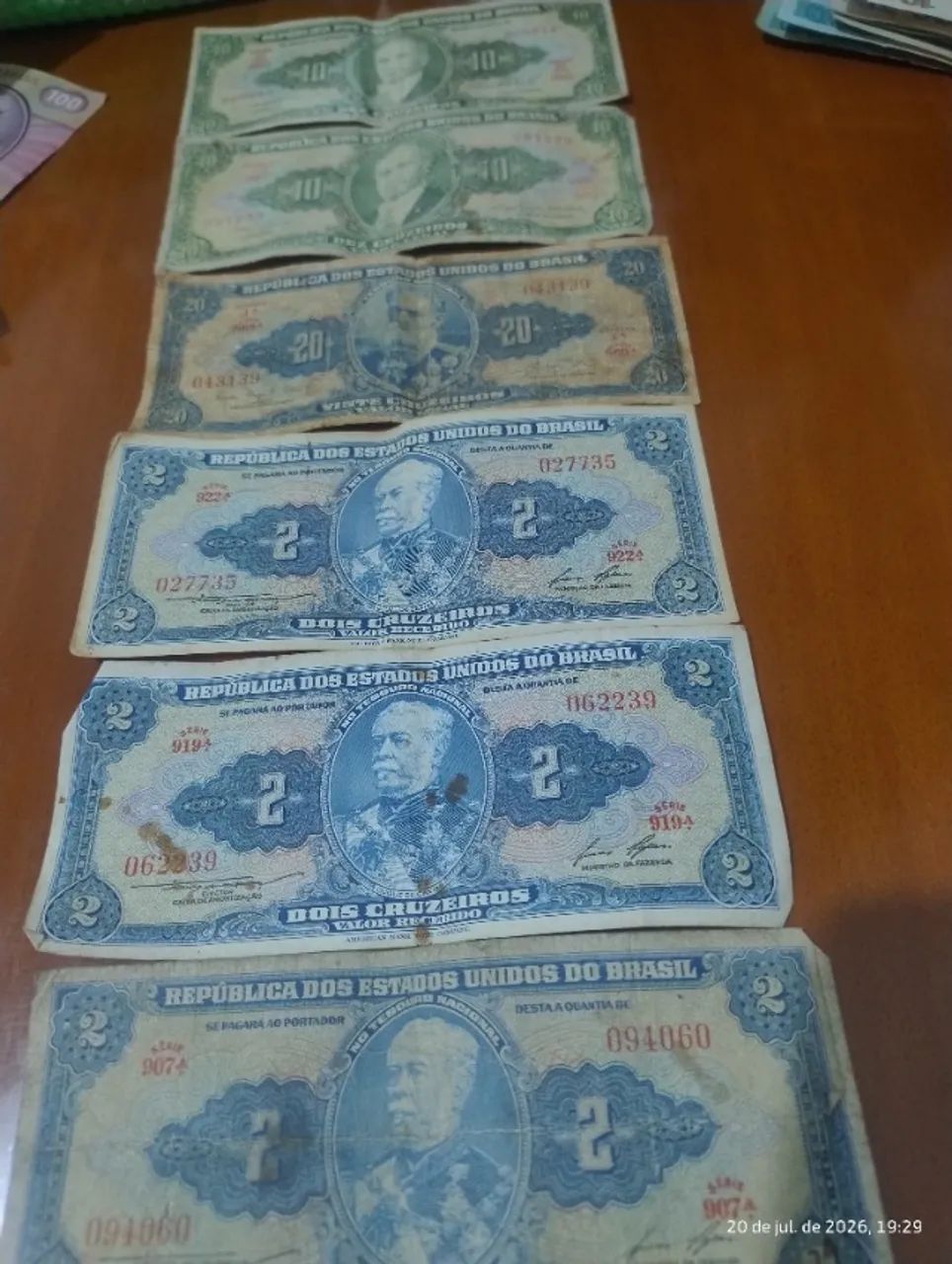 notas antigas e moedas  - Foto 5