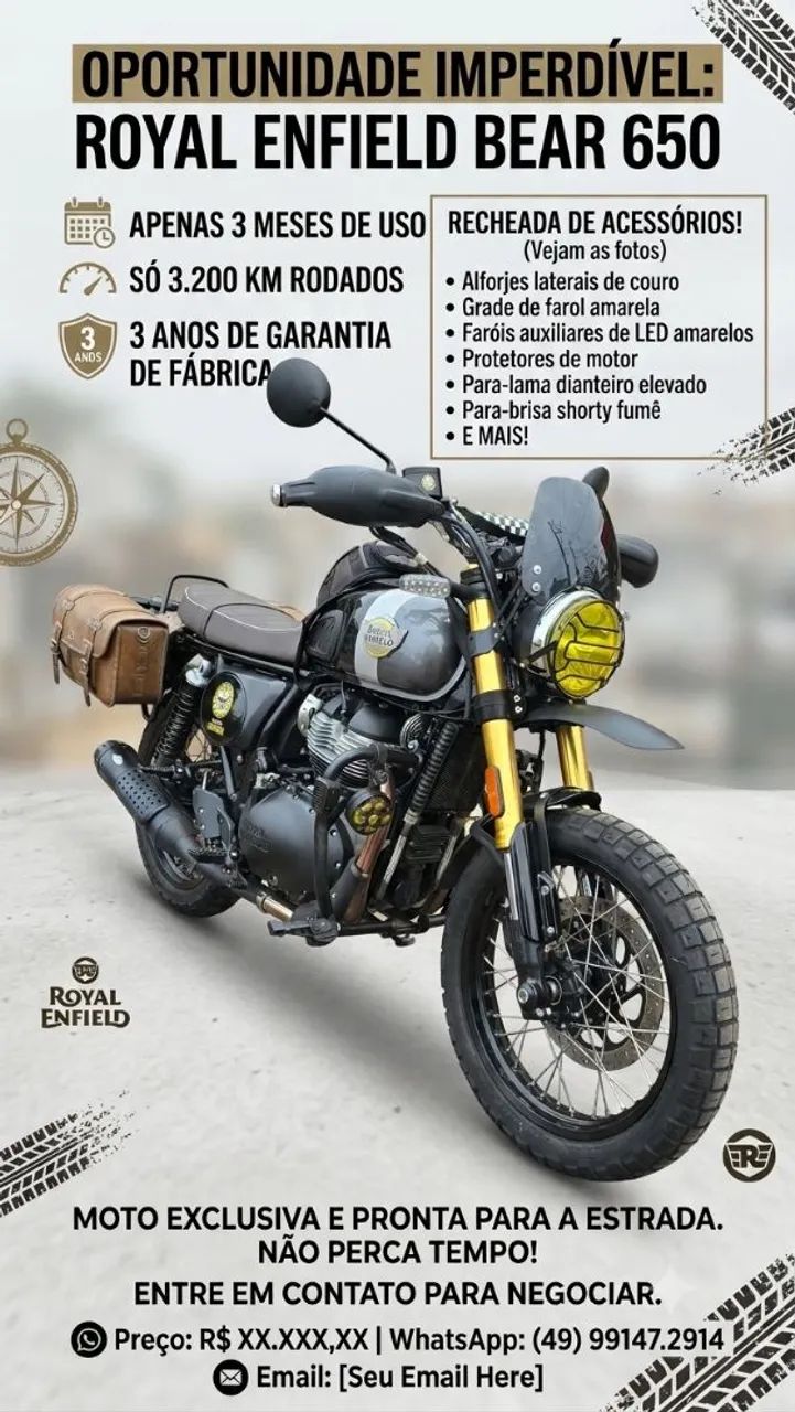 Bear 650 quase 0