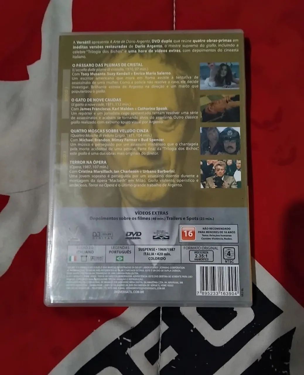  A Arte de Dario Argento DVD (Ótimo Estado) - Foto 2