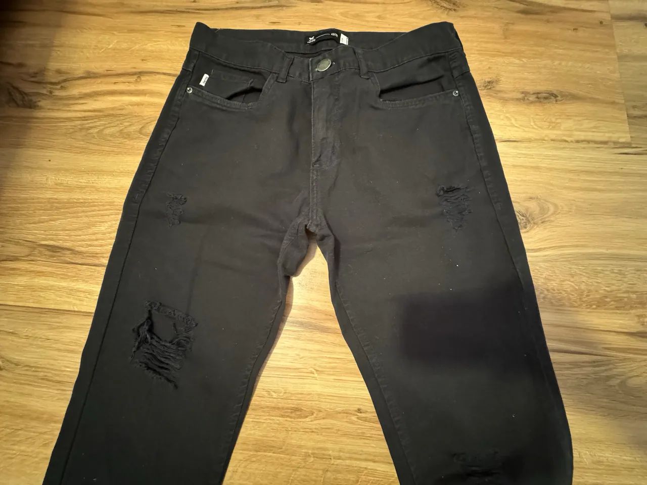 Calça Hering preta 42 masculina  - Foto 2