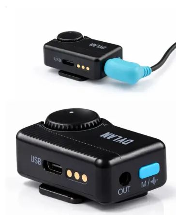 Microfone Sem Fio Dylan TM-6 Combo Lapela com 2 Transmissores e Cancelamento de Ruído - Foto 3