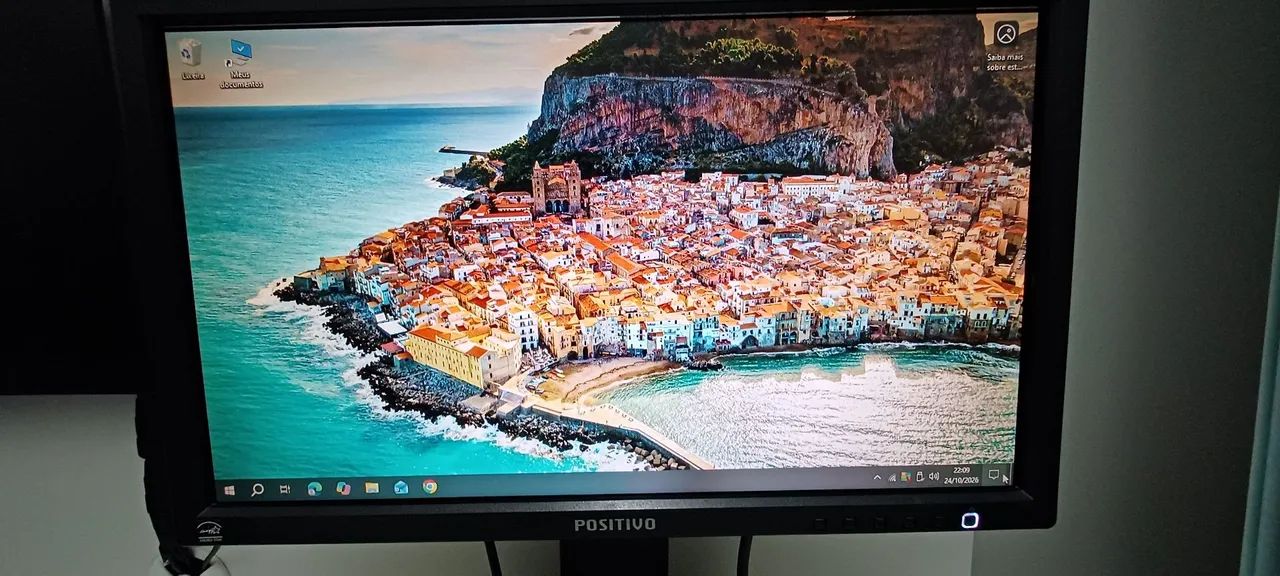 Monitor Positivo 19 polegadas <br>Entradas DVI e VGA<br>Funcionando perfeitamente - Foto 2