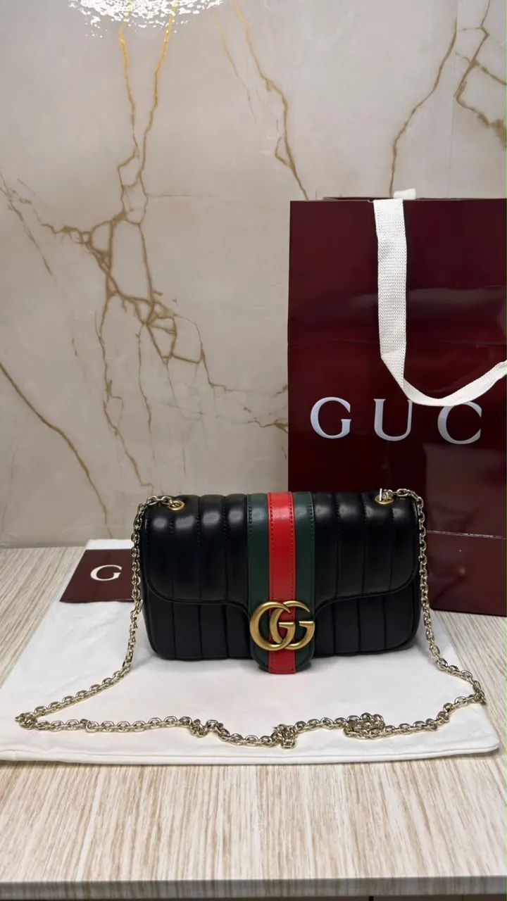 Bolsa de ombro Jetset GG Marmont - Foto 3