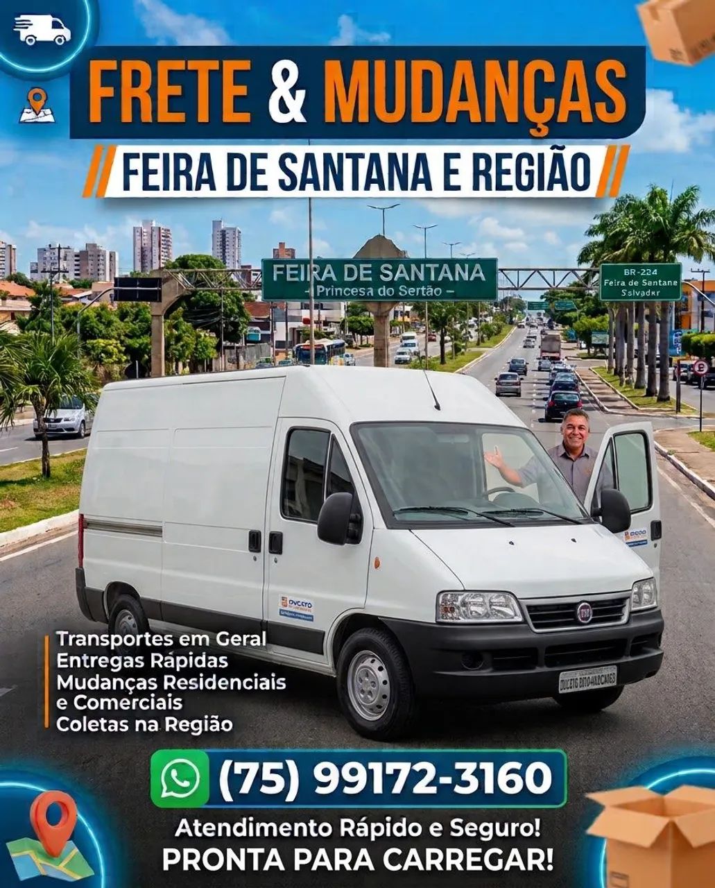 Fretes mudanças feira e região 