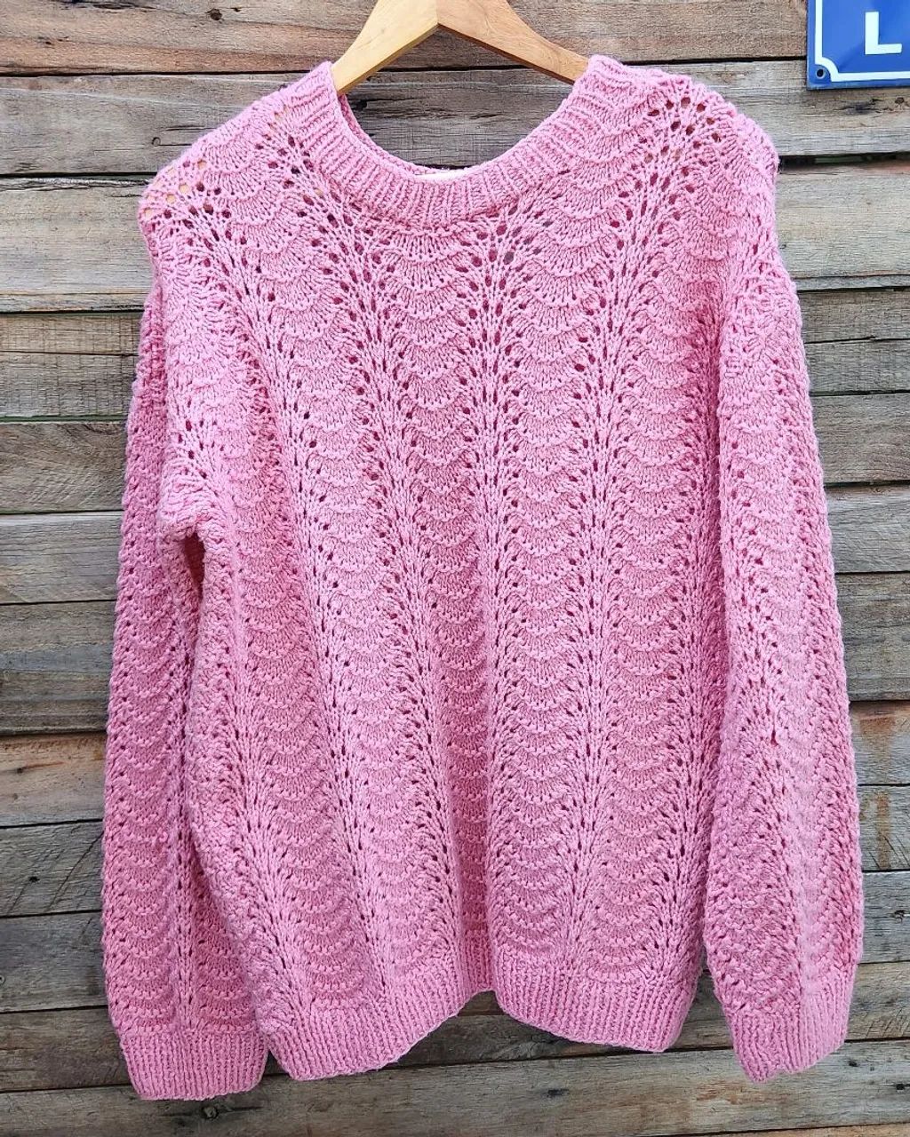 Blusa de Frio de Tricô Rosa  - Foto 3