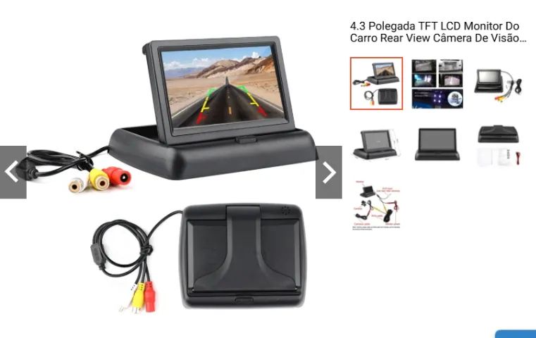MONITOR 4.3 PARA CARRO OU DVD
