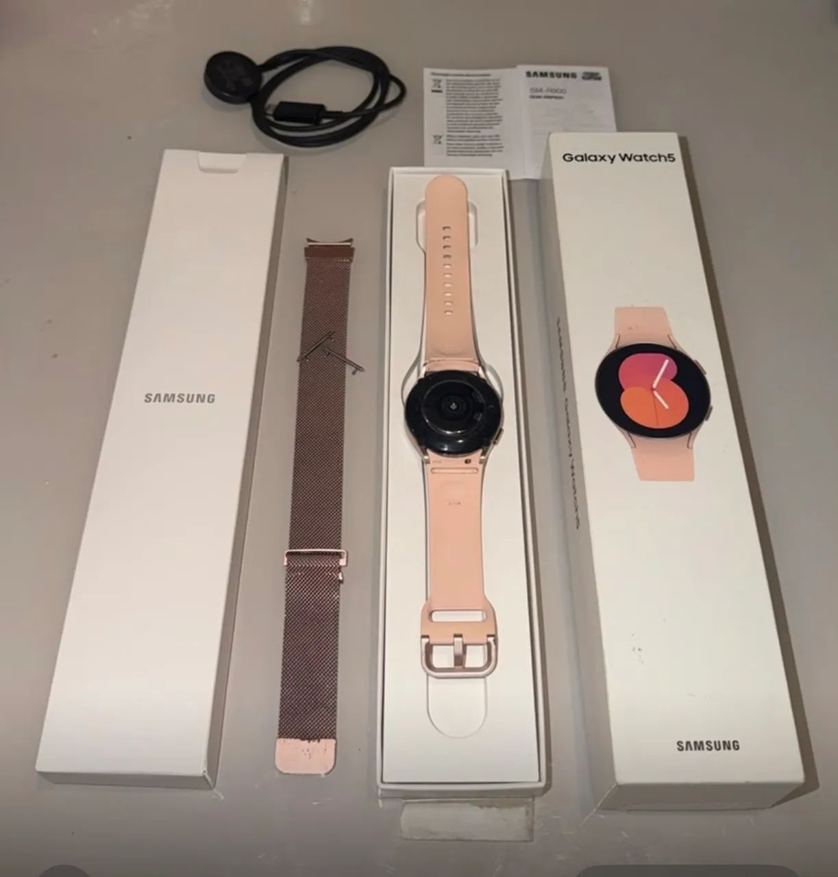 Relógio Galaxy Watch5 rosa - Foto 2