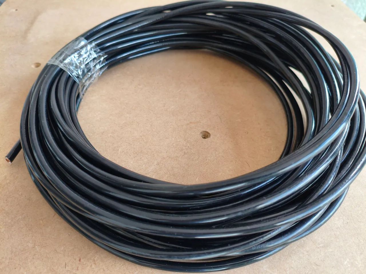 Fio EletriFio eletrico 10mm Cabo Flexivel Sil Preto: 20 Metros - Foto 2
