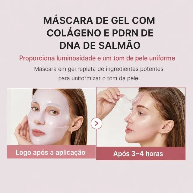 Kit 4 Máscaras Medicube PDRN Pink Collagen Gel 28g - Foto 3