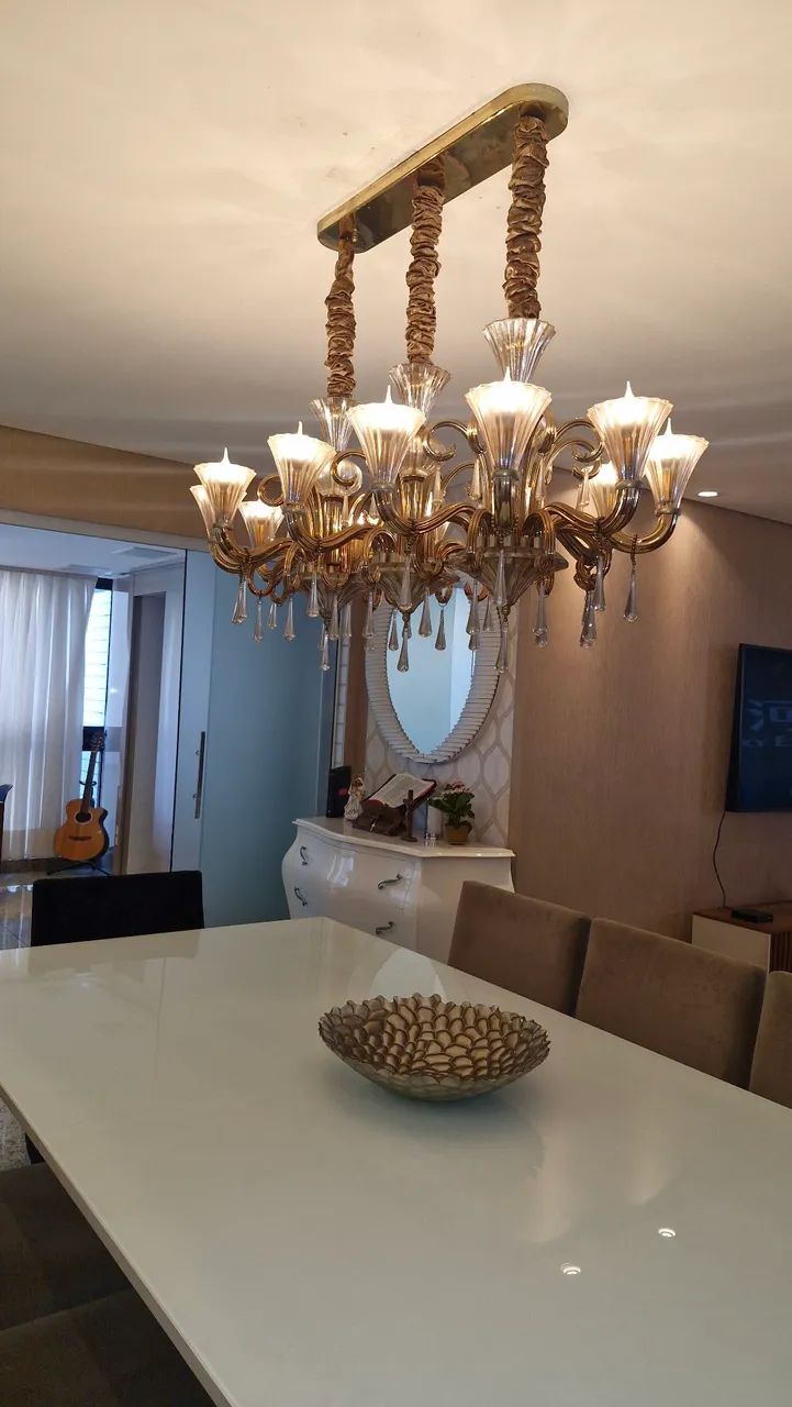 Conjunto mesa de jantar com 8 cadeiras retangular  - Foto 4