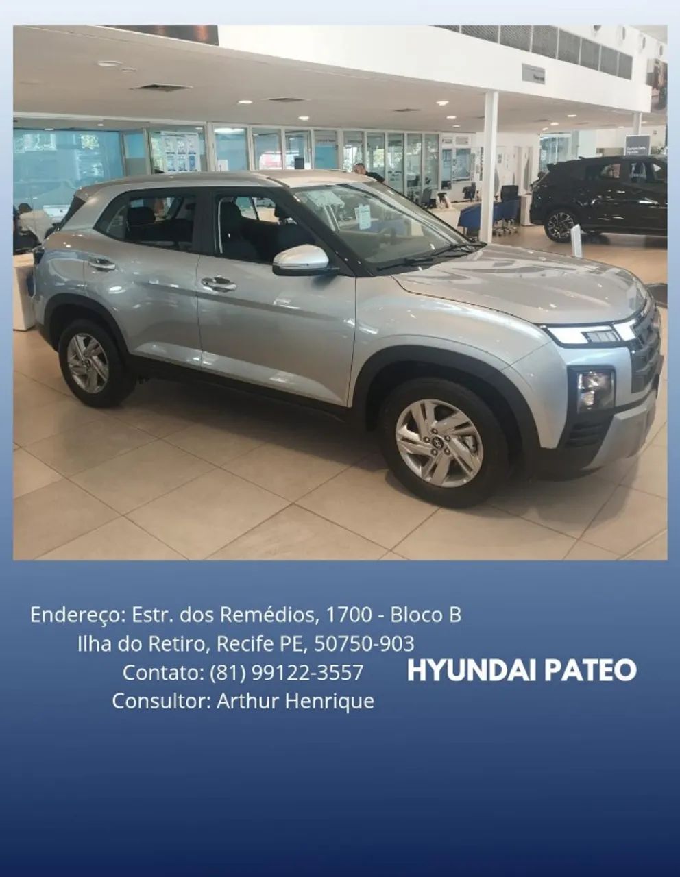 Hyundai Creta Creta Comfort 1.0 TB 12V Flex Aut. 2027