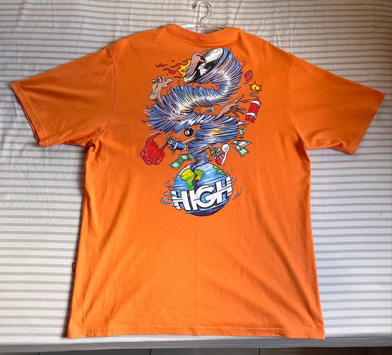 Camiseta High Tee Tornado Laranja GG - Foto 2