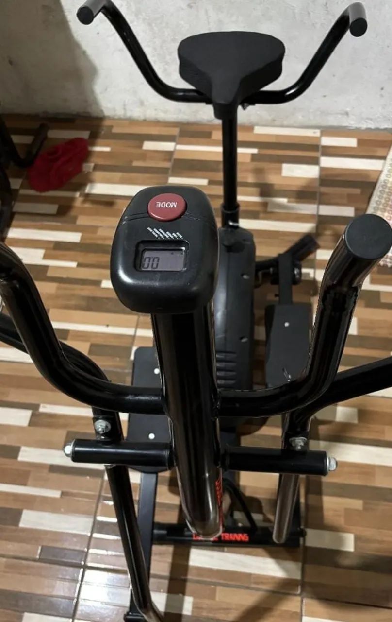 BICICLETA 2 EM 1 DOUBLE TRAINING - ELÍPTICO E ERGOMÉTRICA  - Foto 2