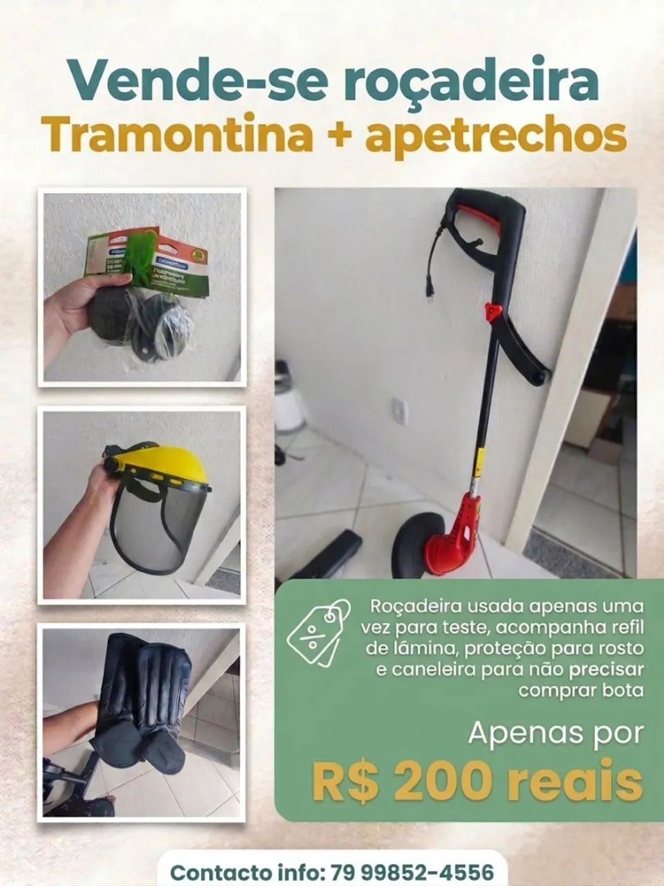 Roçadeira Tramontina 