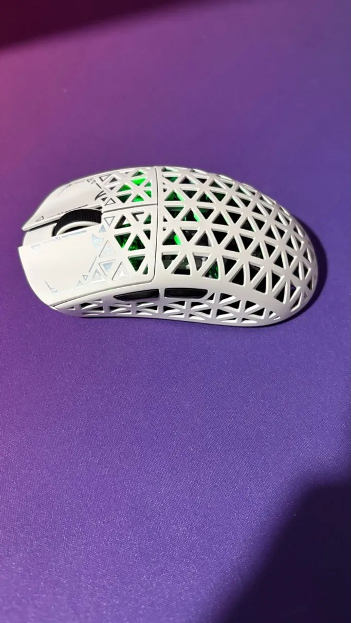 Mouse Attack shark R5 ultra - Branco - Foto 2