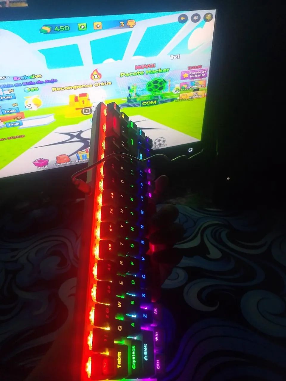 Vendo meu teclado mecânico100%  60% mal usei - Foto 2