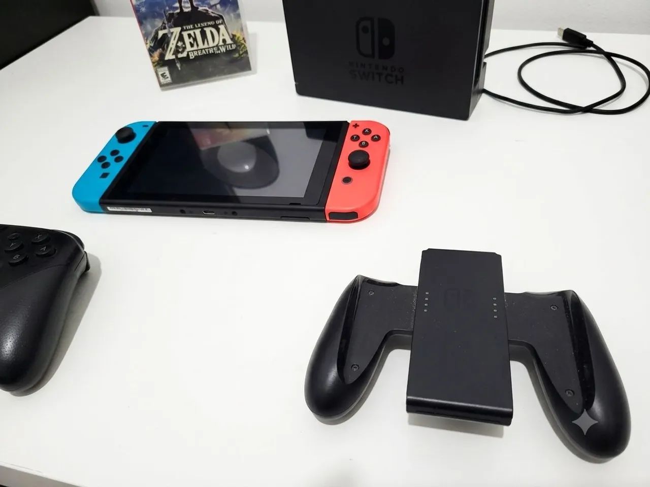 Nintendo Switch V1 + Pro Controller + Zelda BOTW | Original - Foto 4