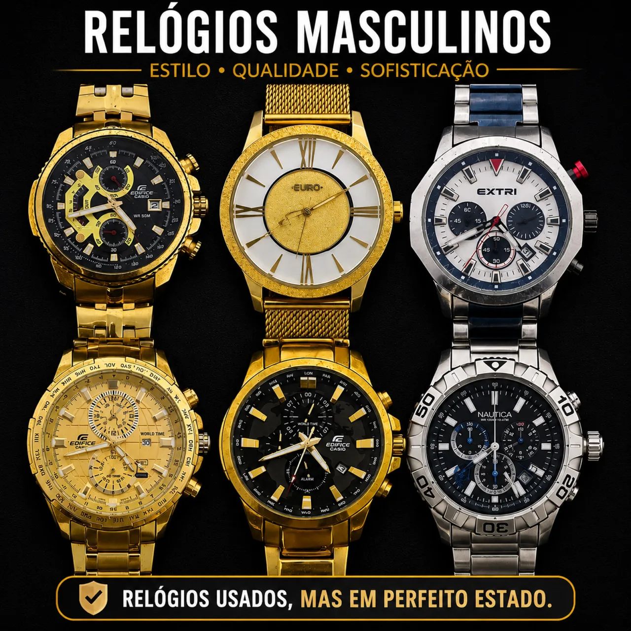 Relógios originais usados