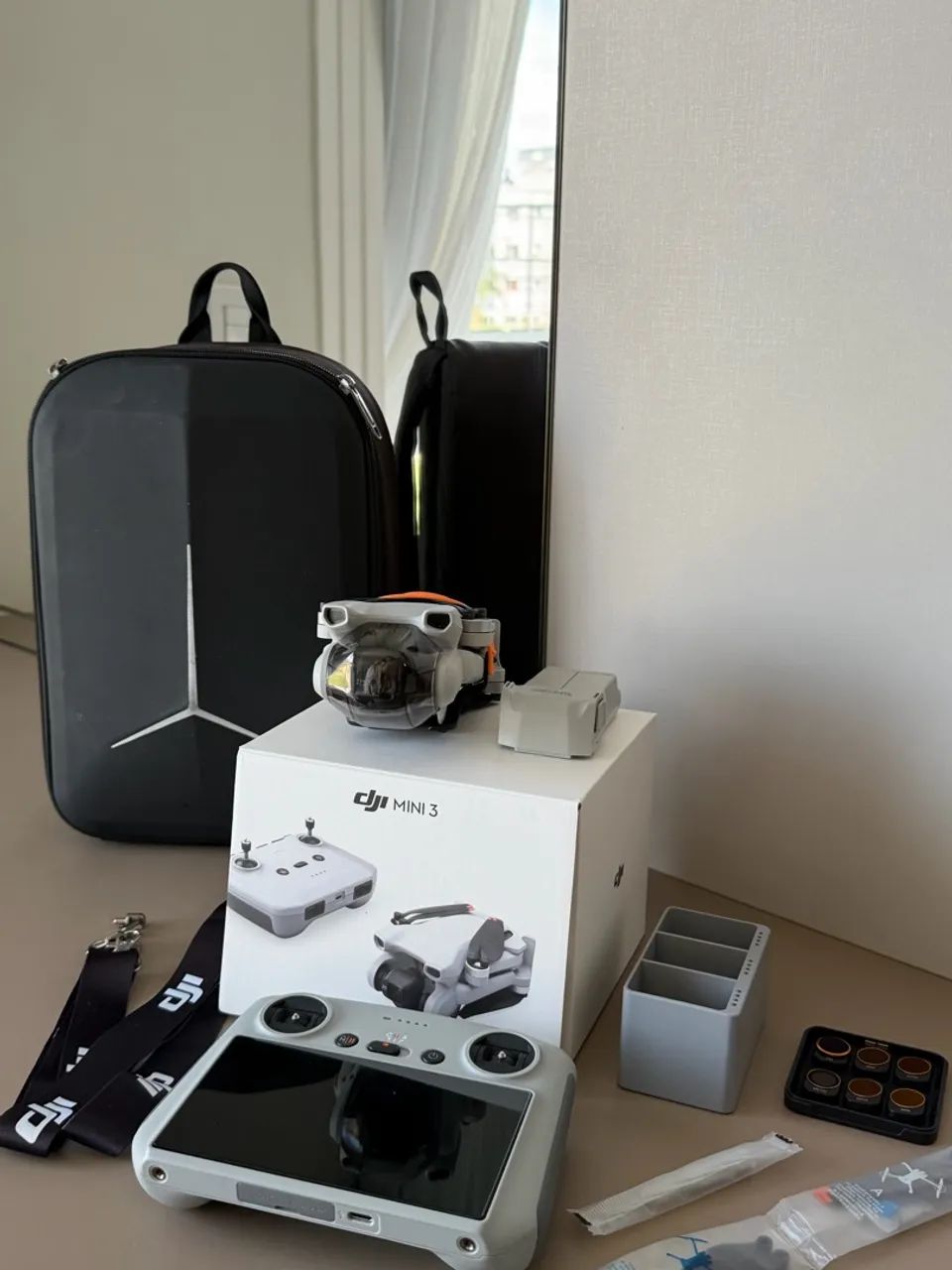 Drone DJI Mini 3 com Controle de Tela + Acessórios  - Foto 2