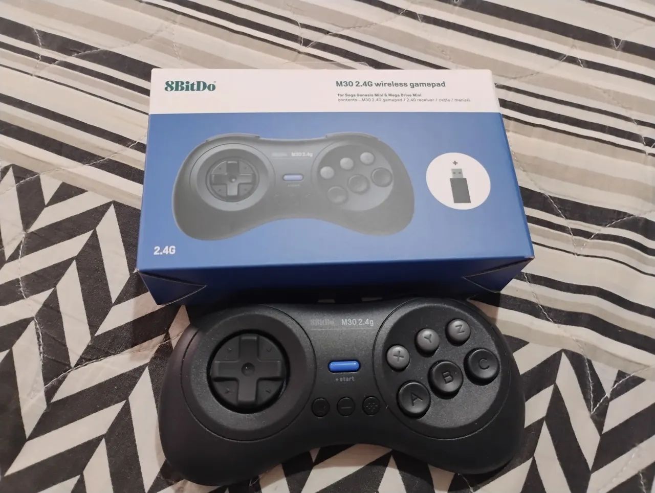 Controle M30 8BitDo Bluetooth TecToy Para PC e Mega Drive