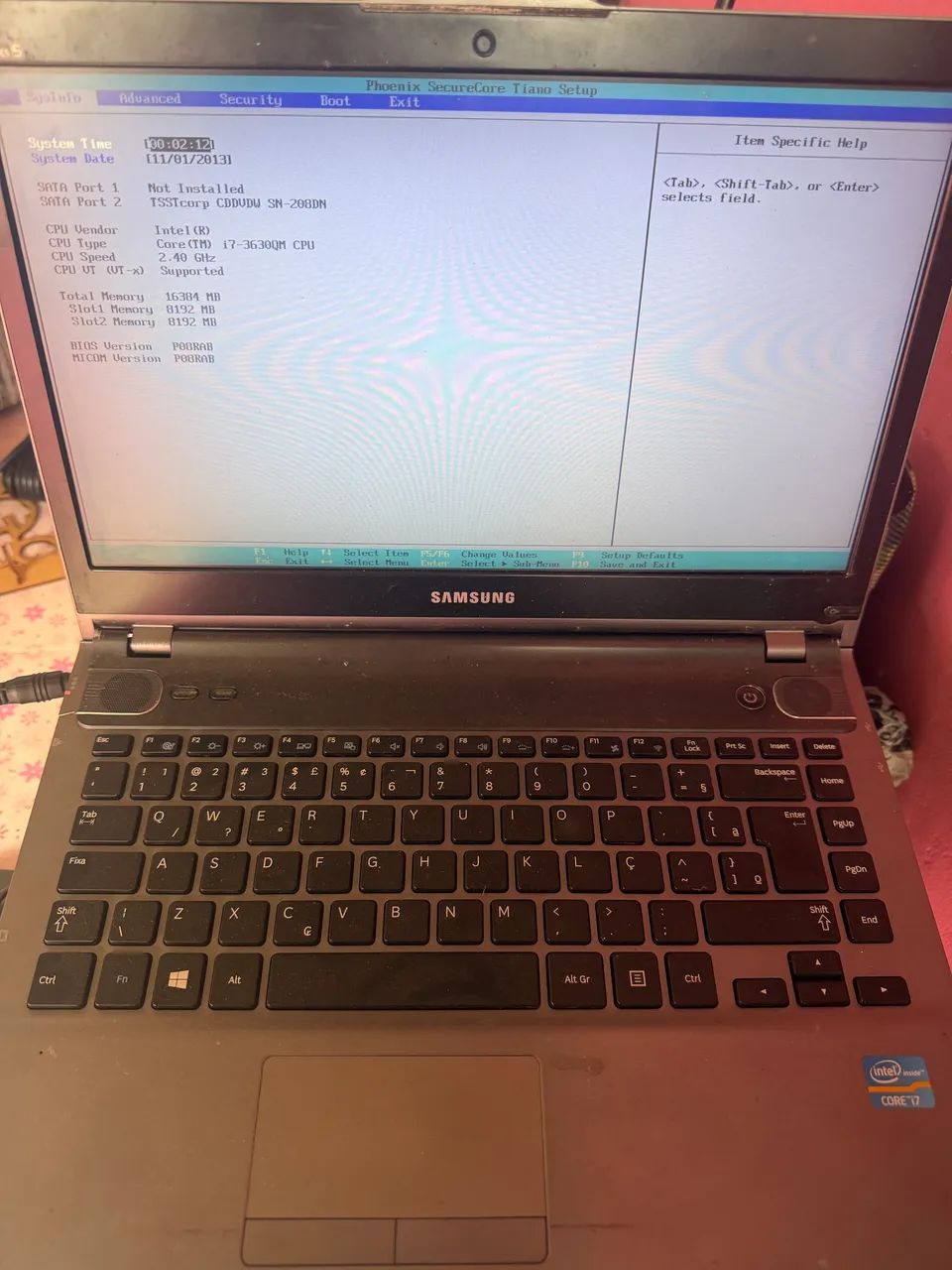 Notebook samsung i7 3630qm 16gb ram ddr3 - Foto 3