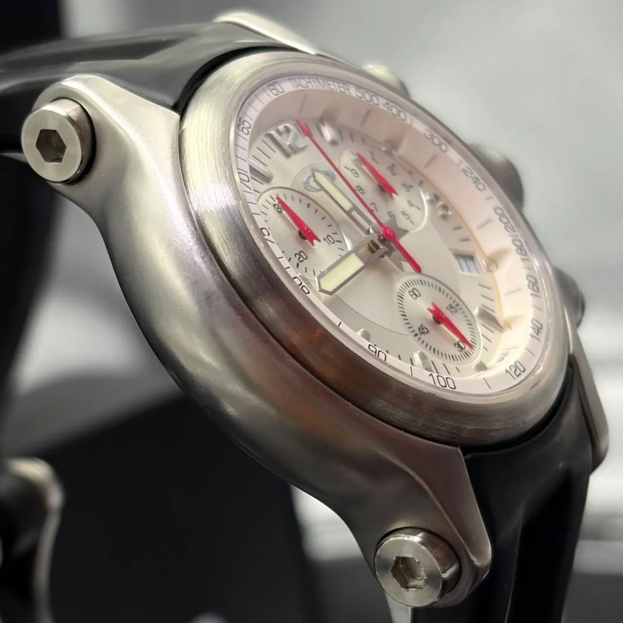 RELÓGIO OAKLEY HOLESHOT 6-HAND HONED WHITE DIAL - Foto 3