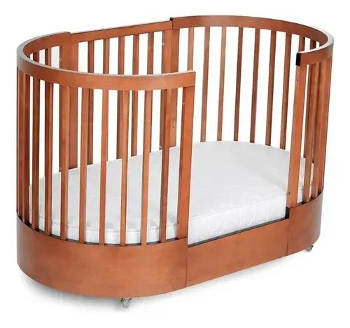 Berço Mini Cama Multifuncional 3 em 1 Wave Cor Mel Divicar