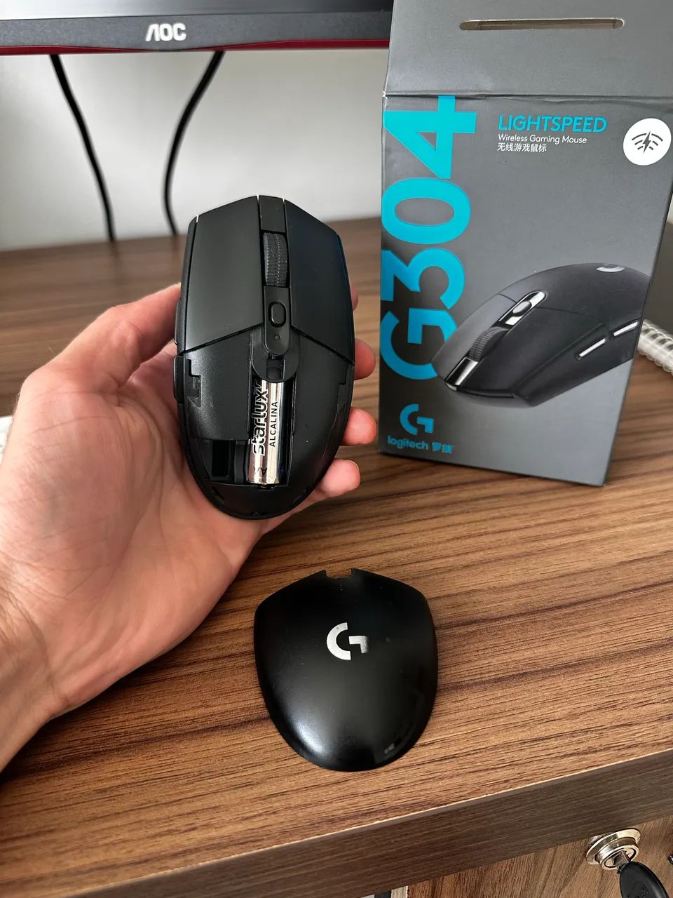 Mouse Logitech sem fio gamer  - Foto 3
