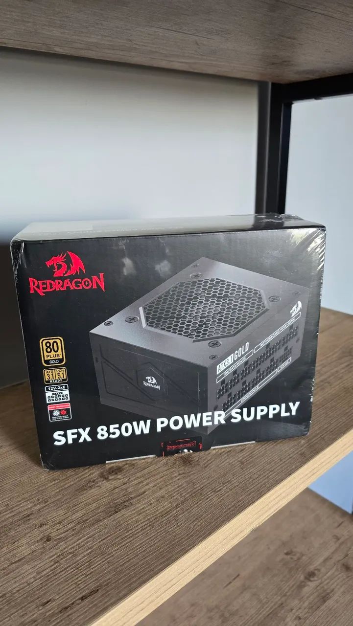 Fonte Redragon SFX 850w full modular 80 plus gold