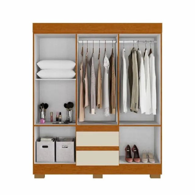 Guarda Roupa 6 Portas Maya com Pés (Novo) - Foto 2