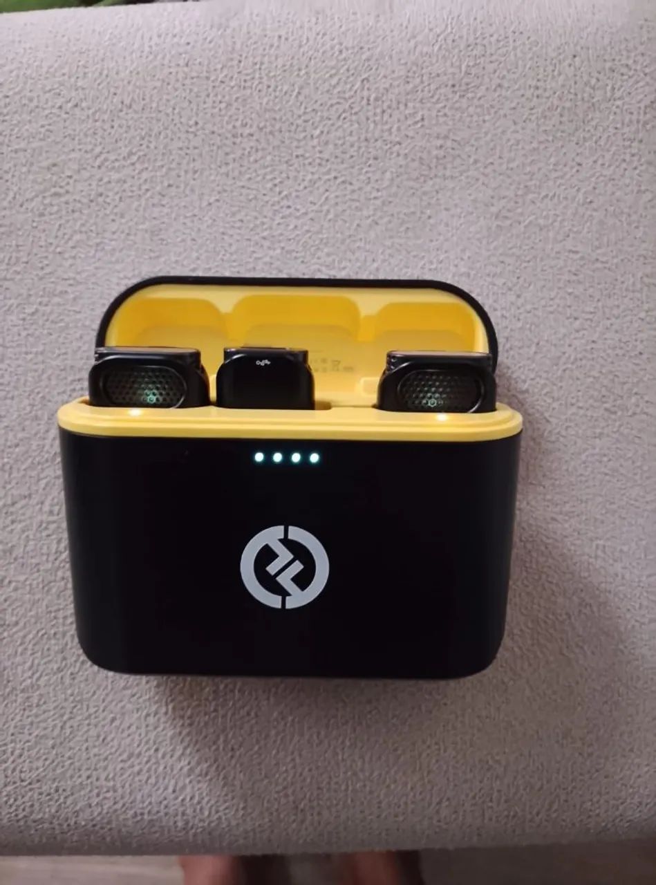 Microfone p/ criador de conteúdo digital 