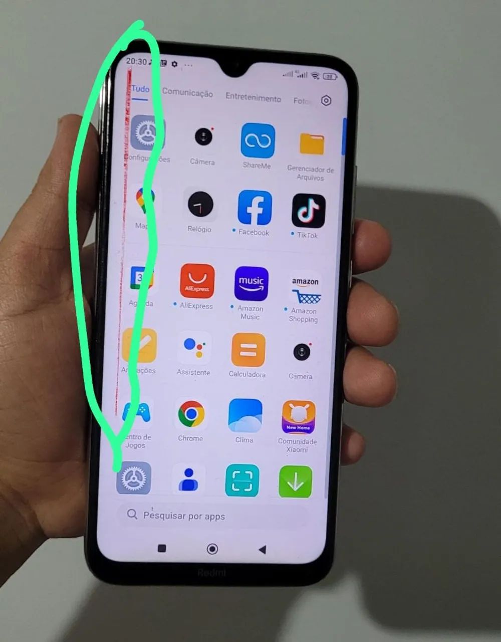 Redmi note 8 64gb detalhe tela afeta nada sem tricando todo original  - Foto 2