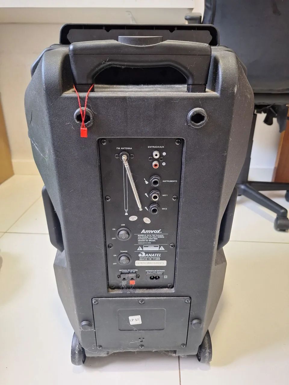 Caixa de som AMVOX Vulcano 700w RMS - Foto 3