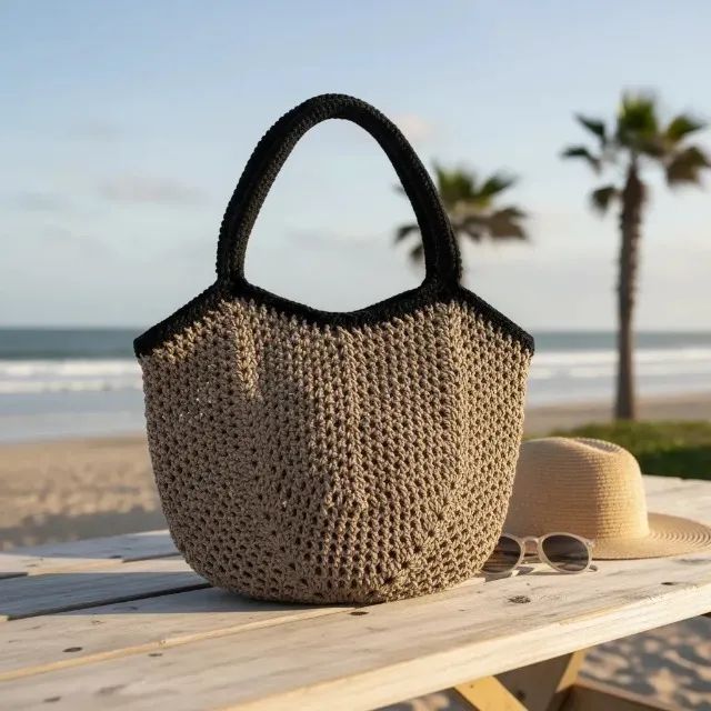 Bolsa Eco Bag de Crochê