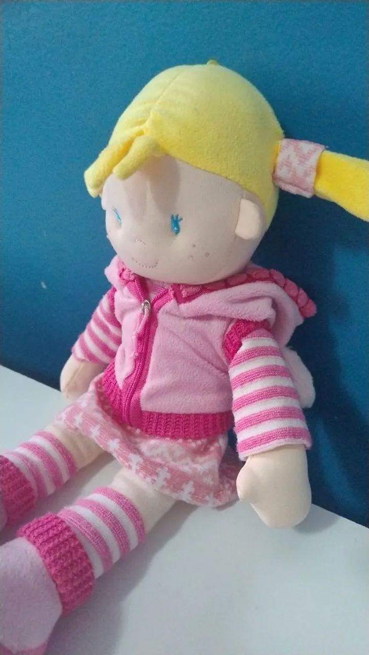 Boneca de pano Cute Cuddly  - Foto 4