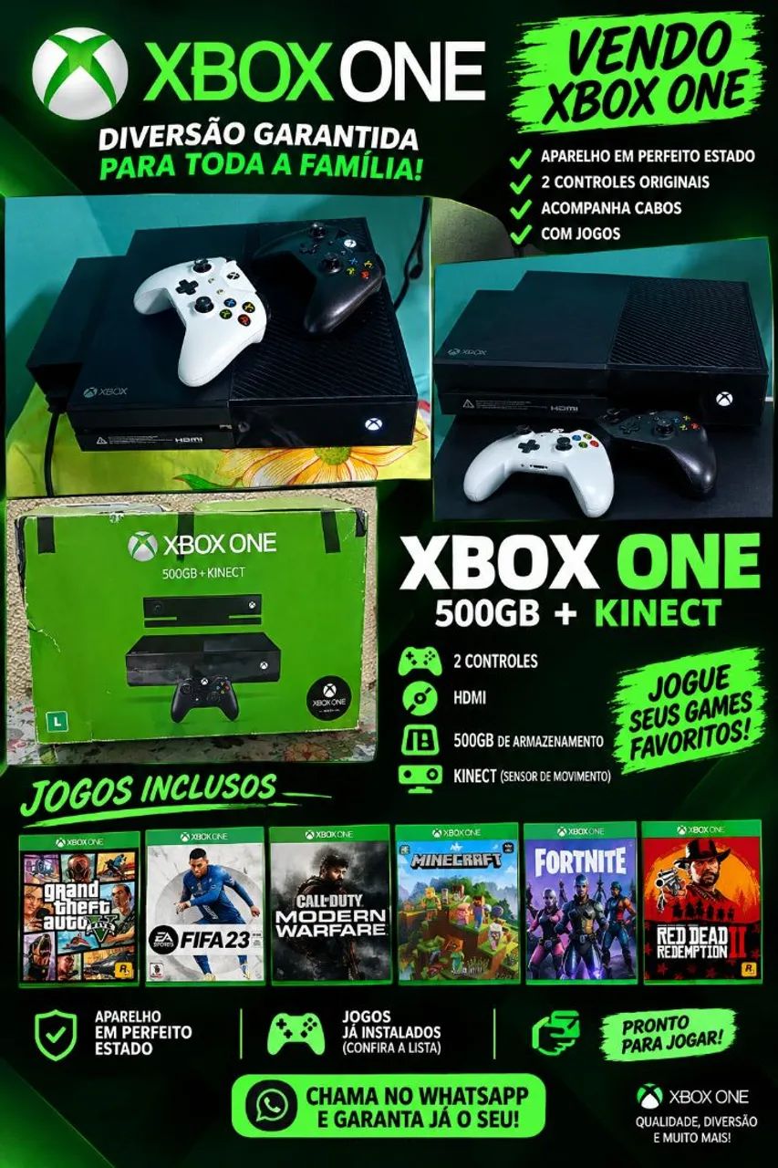 Xbox one  completo com caixa  - Foto 3